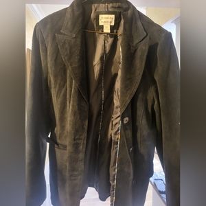 St johns bay suead jacket xl woman